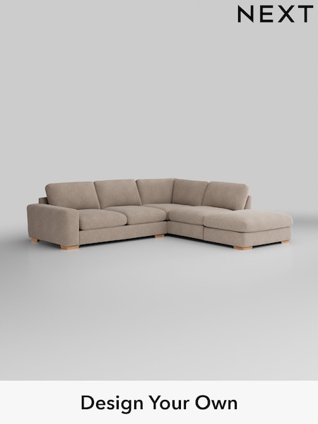 Chunky Chenille/Light Dove Houghton Deep Relaxed Sit (W42281) | £2,625