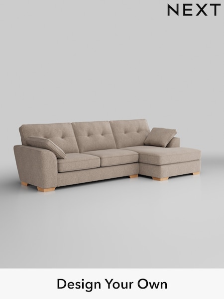 Chunky Chenille/Light Dove Stamford Buttoned Back (W42287) | £2,025