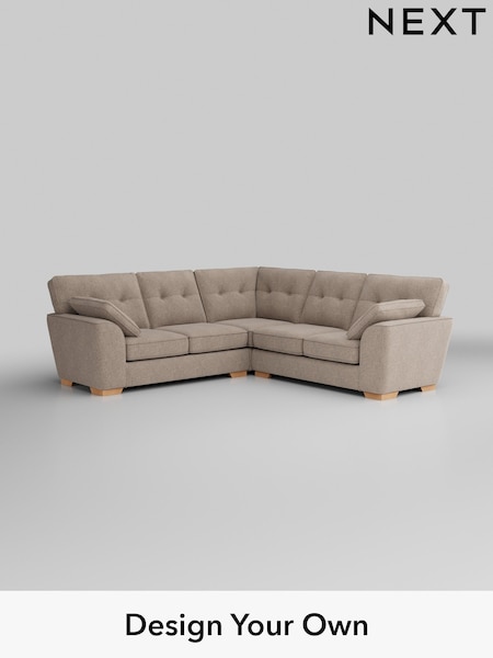 Chunky Chenille/Light Dove Stamford Buttoned Back (W42287) | £2,425