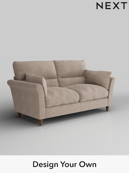 Chunky Chenille/Light Dove Hartley Highback Relaxed Sit (W42288) | £1,325