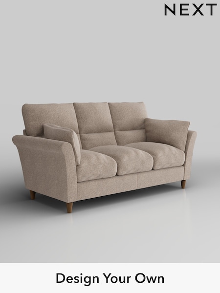Chunky Chenille/Light Dove Hartley Highback Relaxed Sit (W42288) | £1,325