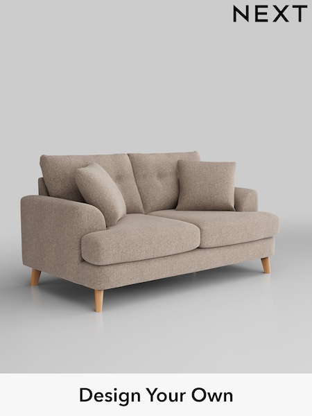Chunky Chenille/Light Dove Parker Buttoned Back (W42289) | £1,325