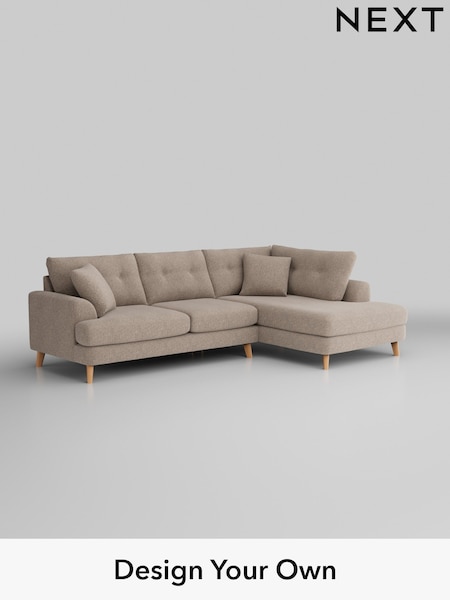 Chunky Chenille/Light Dove Parker Buttoned Back (W42289) | £2,325