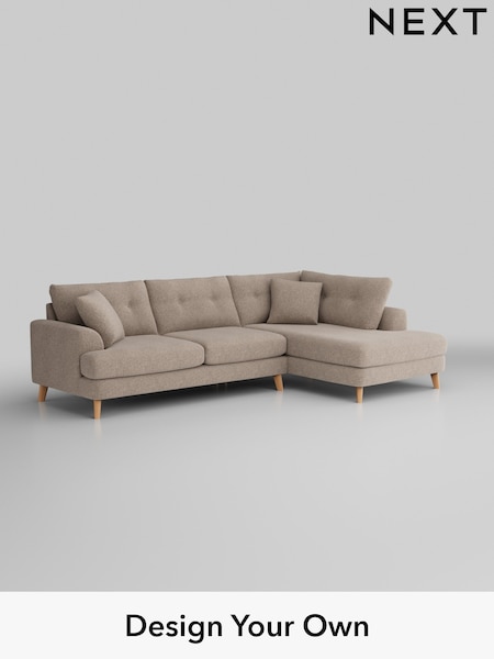 Chunky Chenille/Light Dove Parker Buttoned Back (W42289) | £2,425
