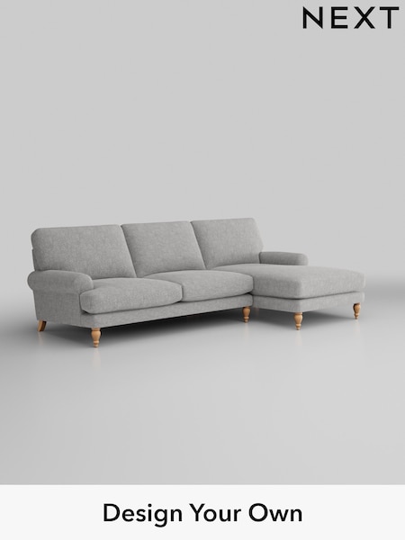 Chunky Chenille/Light Grey Erin Deep Relaxed Sit (W42294) | £1,975