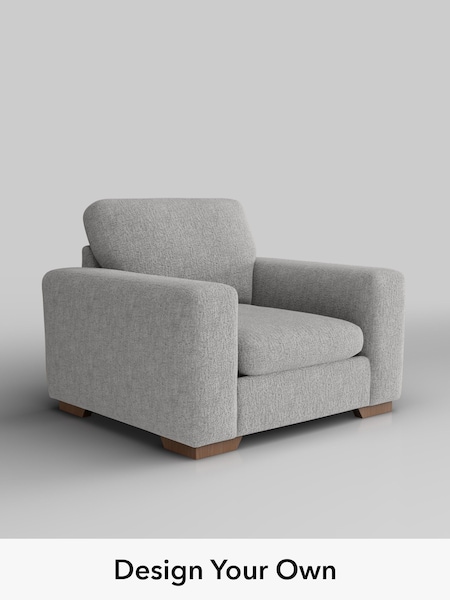 Chunky Chenille/Light Grey Houghton Deep Sit (W42297) | £875