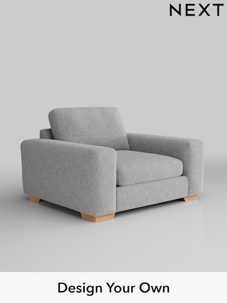 Chunky Chenille/Light Grey Houghton Deep Sit (W42297) | £975