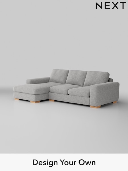 Chunky Chenille/Light Grey Houghton Deep Sit (W42297) | £2,050