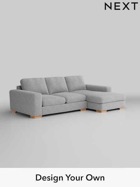 Chunky Chenille/Light Grey Houghton Deep Sit (W42297) | £2,050