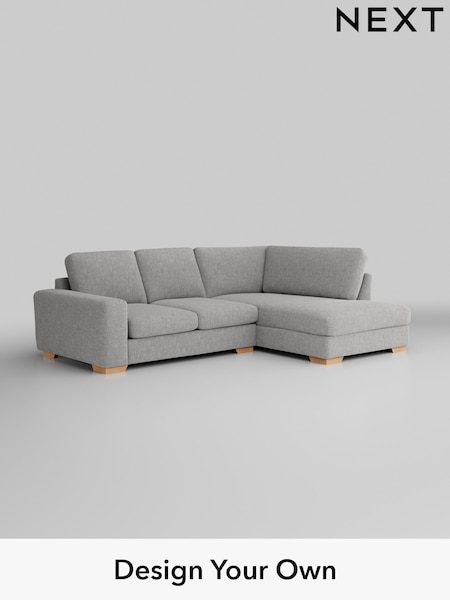 Chunky Chenille/Light Grey Houghton Deep Sit (W42297) | £2,099