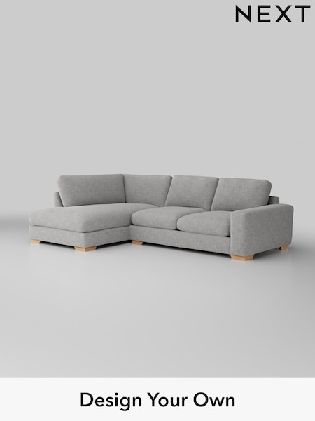Chunky Chenille/Light Grey Houghton Deep Sit (W42297) | £2,199