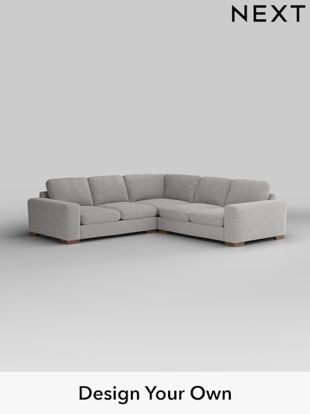 Chunky Chenille/Light Grey Houghton Deep Sit (W42297) | £2,775