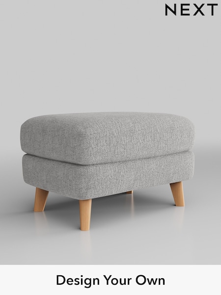 Chunky Chenille/Light Grey Parker Buttoned Back (W42304) | £425