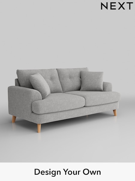 Chunky Chenille/Light Grey Parker Buttoned Back (W42304) | £1,425