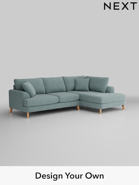Chunky Chenille/Light Teal Green Parker (W42305) | £2,250