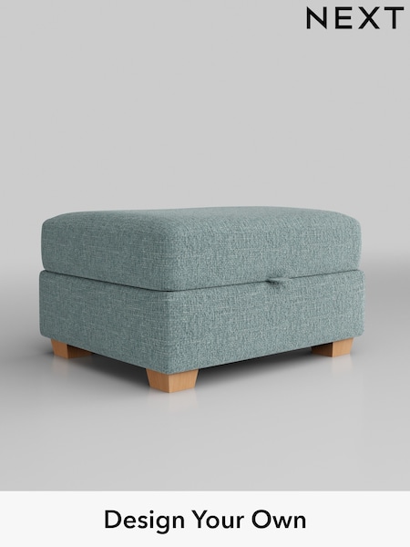 Chunky Chenille/Light Teal Green Heath Highback (W42306) | £475