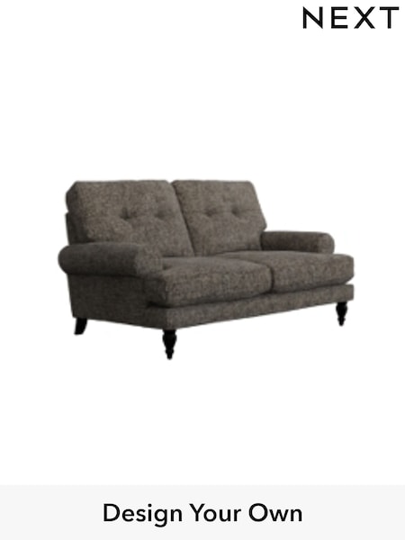 Chunky Chenille/Mink Brown Erin Buttoned Back Deep Sit (W42316) | £1,175