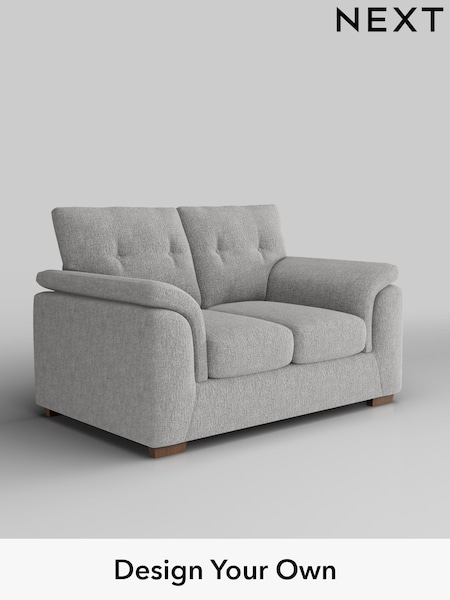 Chunky Chenille/Light Grey Hayden Buttoned Back (W42320) | £1,025