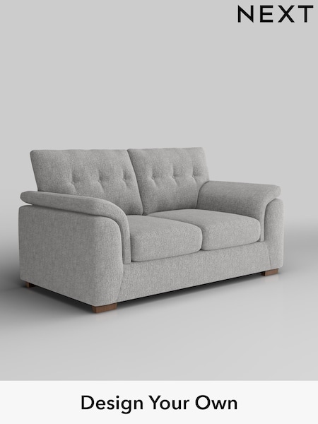 Chunky Chenille/Light Grey Hayden Buttoned Back (W42320) | £1,125