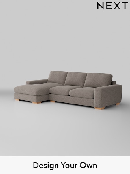 Chunky Chenille/Mink Brown Houghton Deep Relaxed Sit (W42321) | £2,325