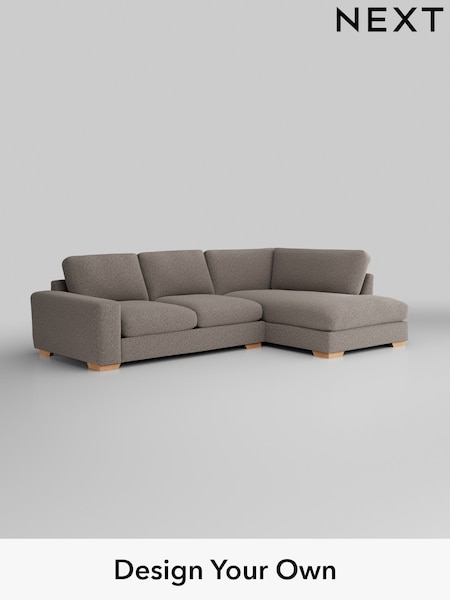 Chunky Chenille/Mink Brown Houghton Deep Relaxed Sit (W42321) | £2,250