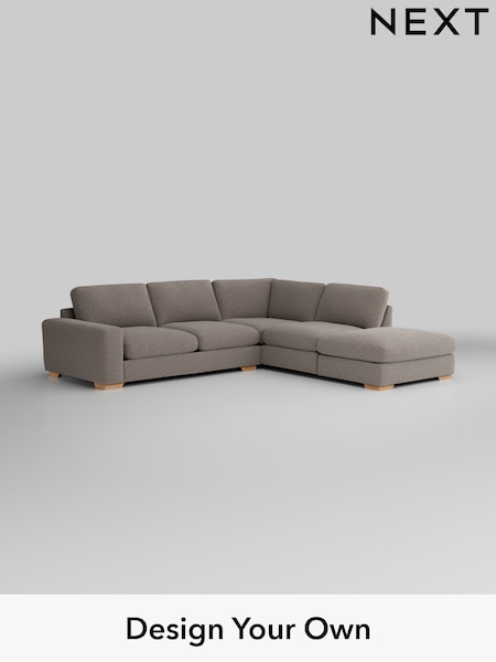 Chunky Chenille/Mink Brown Houghton Deep Relaxed Sit (W42321) | £2,625