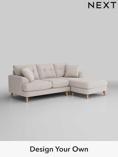 Chunky Chenille/Oyster Parker Buttoned Back (W42325) | £1,850