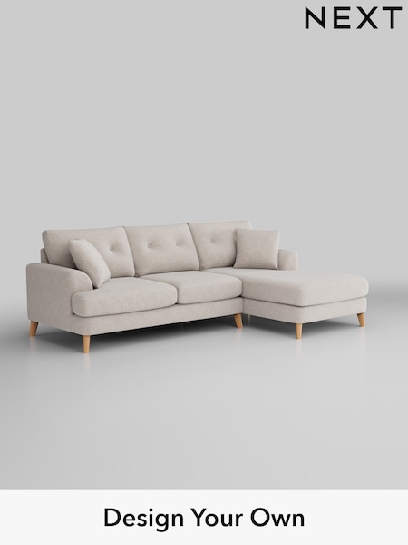 Chunky Chenille/Oyster Parker Buttoned Back (W42325) | £2,199