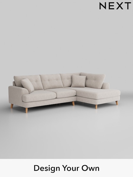 Chunky Chenille/Oyster Parker Buttoned Back (W42325) | £2,325