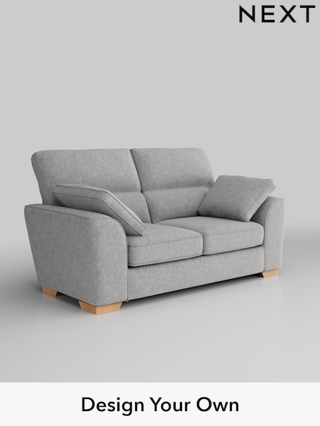 Chunky Chenille/Light Grey Stamford Highback (W42331) | £1,199