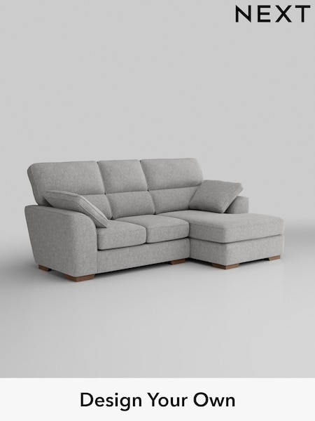 Chunky Chenille/Light Grey Stamford Highback (W42331) | £2,025
