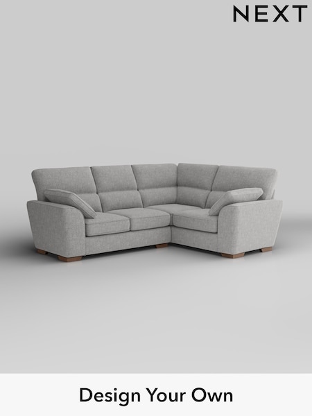 Chunky Chenille/Light Grey Stamford Highback (W42331) | £2,150