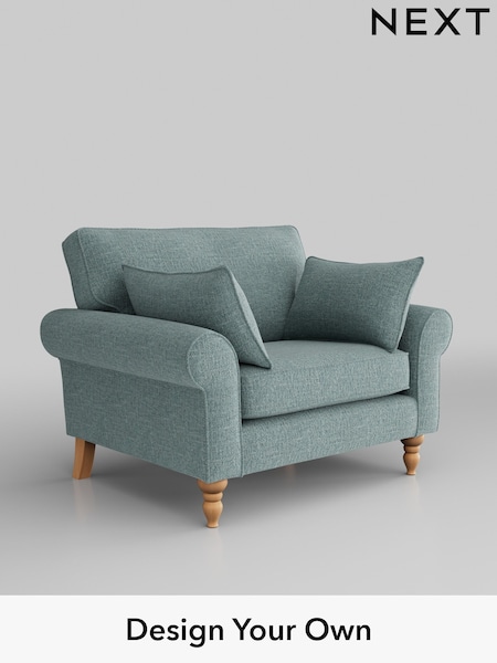 Chunky Chenille/Light Teal Green Mallory (W42338) | £725