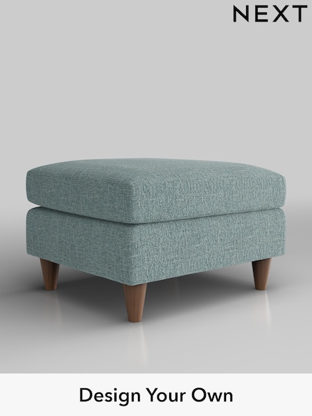 Chunky Chenille/Light Teal Green Elliot Highback (W42343) | £350