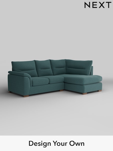 Chunky Chenille/Mid Teal Green Hayden Highback (W42344) | £1,825