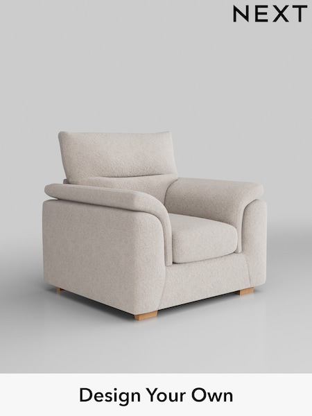 Chunky Chenille/Oyster Hayden Highback (W42348) | £750