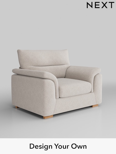 Chunky Chenille/Oyster Hayden Highback (W42348) | £850