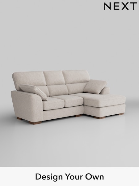 Chunky Chenille/Oyster Stamford Highback (W42357) | £1,775