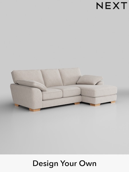 Chunky Chenille/Oyster Stamford Grand Relaxed Sit (W42359) | £2,275