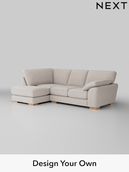 Chunky Chenille/Oyster Stamford Grand Relaxed Sit (W42359) | £2,375