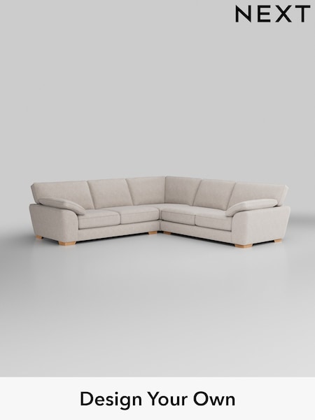 Chunky Chenille/Oyster Stamford Grand Relaxed Sit (W42359) | £3,025