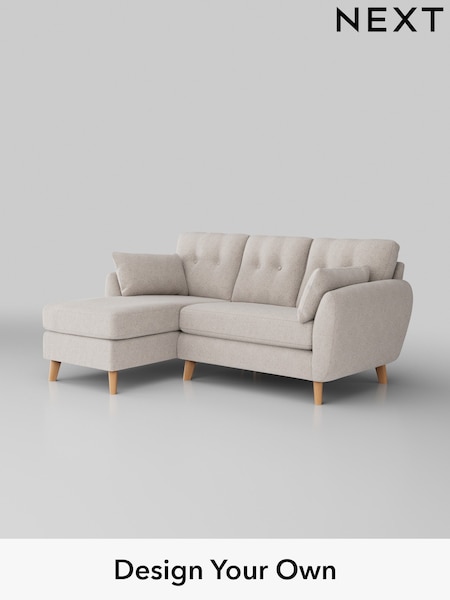 Chunky Chenille/Oyster Wilson Buttoned Back (W42362) | £1,575