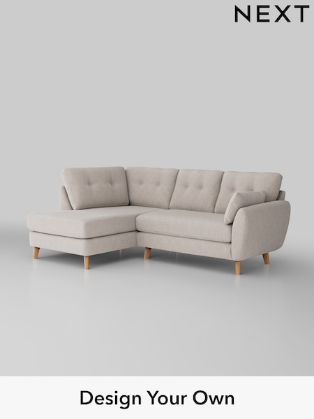 Chunky Chenille/Oyster Wilson Buttoned Back (W42362) | £1,675