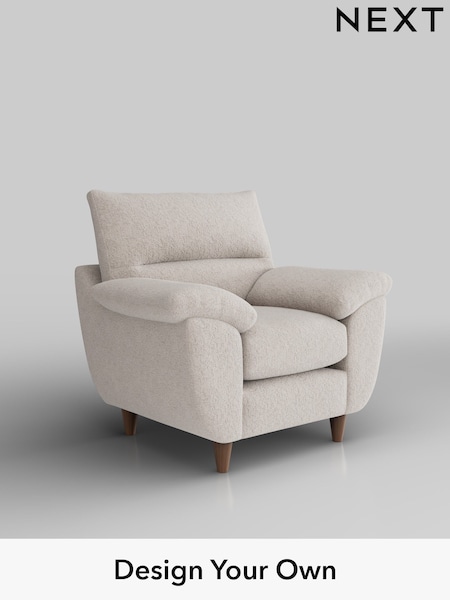 Chunky Chenille/Oyster Elliot Highback (W42363) | £675