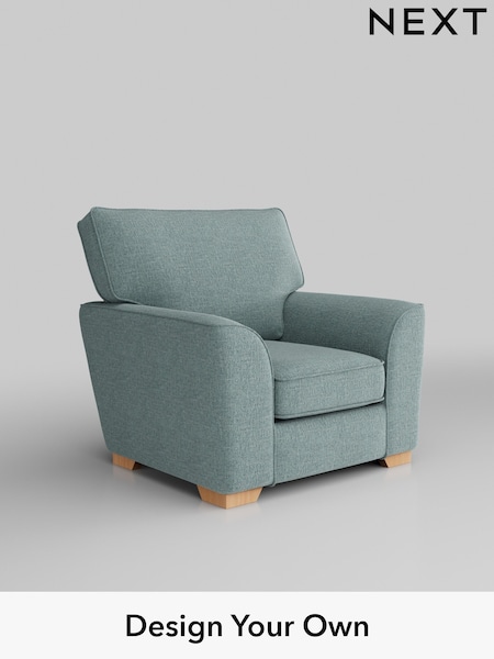 Chunky Chenille/Light Teal Green Stamford Grand Relaxed Sit (W42365) | £799