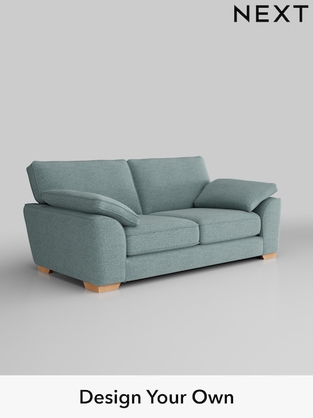 Chunky Chenille/Light Teal Green Stamford Grand Relaxed Sit (W42365) | £1,725