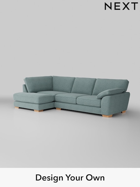 Chunky Chenille/Light Teal Green Stamford Grand Relaxed Sit (W42365) | £2,525
