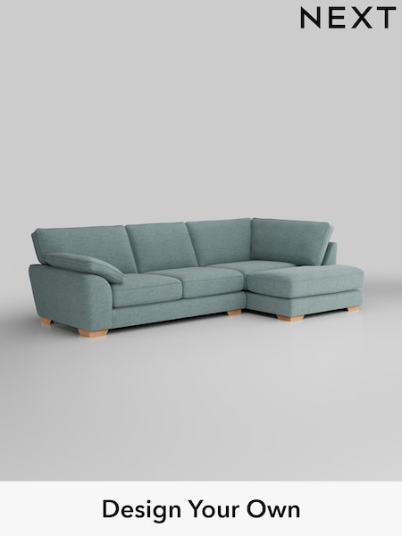 Chunky Chenille/Light Teal Green Stamford Grand Relaxed Sit (W42365) | £2,525