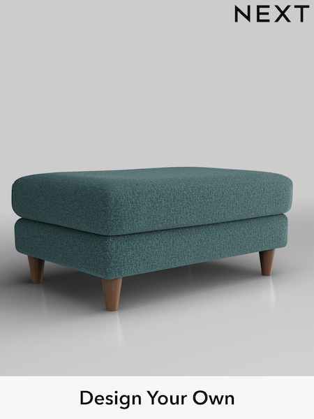 Chunky Chenille/Mid Teal Green Hartley Highback Relaxed Sit (W42368) | £425