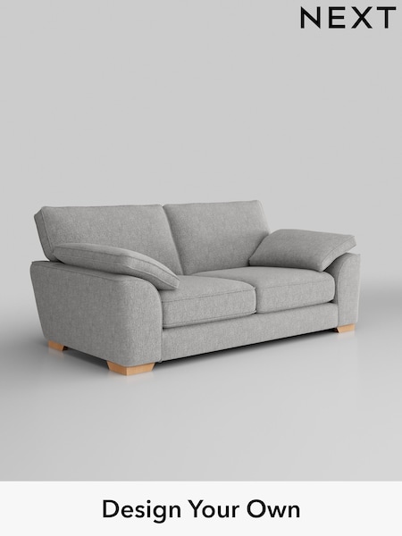 Chunky Chenille/Light Grey Stamford Grand Relaxed Sit (W42370) | £1,725